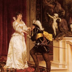 The handsome nobleman and his lady